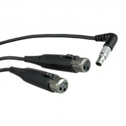 Cable de entrada p/P6HW Shure PA720, 3mts, conector Lemo 5P a XLR IZ/DE