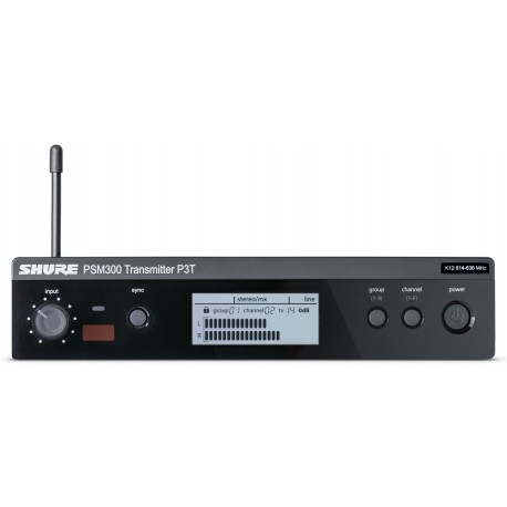 Transmisor De Canal inalámbrico Shure P3TAR-G20 - Linea PSM300