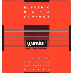 Encordado Para Bajo Warwick 46200M - 0.45 - 105 Nickel 4 Cuerdas
