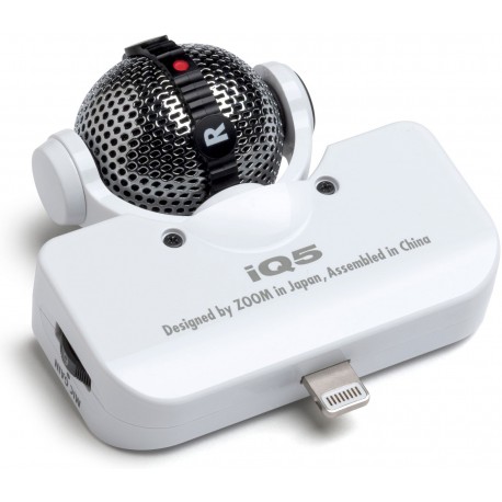 Microfono Estereo Zoom iQ5 - Blanco
