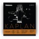 Encordado Daddario Orchestral para Violin, 4/4, Kaplan, extremo c/bola KA3104/4M