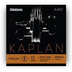 Encordado Daddario Orchestral para Violin, 4/4, Kaplan, extremo c/bola KA3104/4M