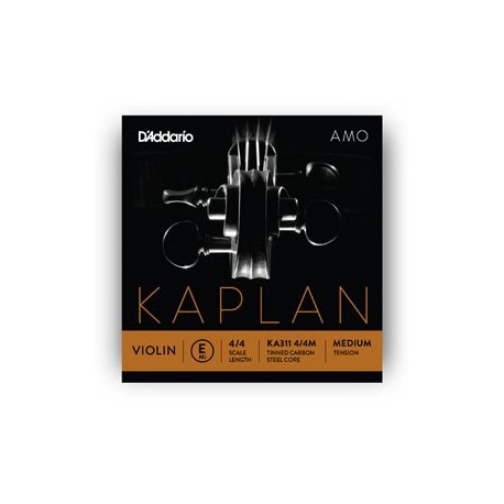 Encordado Daddario Orchestral para Violin, 4/4, Kaplan, extremo c/bola KA3104/4M