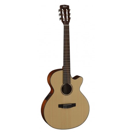 Guitarra Clasica Cort CEC3-NS Slim - con Funda - Natutal Satin