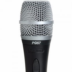 Microfono Dinamico Shure PG57-XLR - con Swicht + Cable