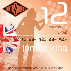 Encordado Para Guitarra Acustica Rotosound JK12 - Jumbo King Phosphor Bronze 12 - 54