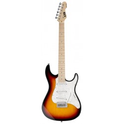Guitarra Electrica ESP Snapper Series SN200WM-3TB, Tipo Strato, Bolt On Neck, Color Tobacco Sunburst
