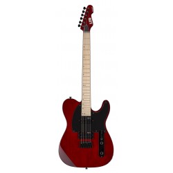 Guitarra Electrica ESP Tele Series, TE200M-STBC, Tipo Telecaster, Bolt On Neck, See Thrue Black Cherry