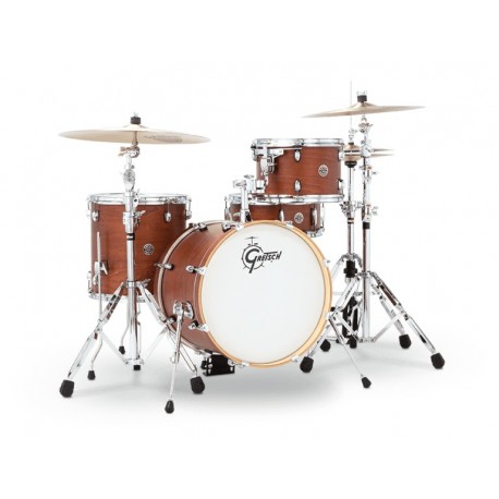 Bateria Gretsch Catalina Club Jazz CT1-J484-SWG, 4 Cuerpos, Mahogany, 12x8/14x14/18x14/14x5, Satin Walnut Glaze