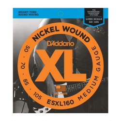 Set de Cuerdas para Bajo D'Addario 50/105 Long Scale