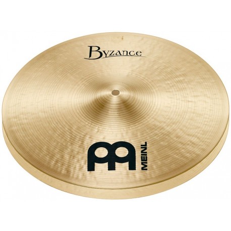 Platillo MEINL B14MHB BYZANCE Brilliant Series, 14 Pulgadas Medium Hihat, pair, Brilliant , hecho en Turquia