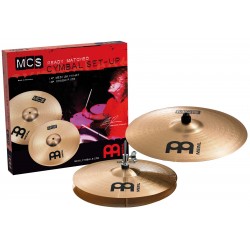 SET MEINL MCS1418 MCS Series, Cymbal Set Up, 14 Pulgadas Medium Hihat, 18 Pulgadas Crash Ride , hecho en Alemania