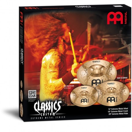 SET MEINL CCEM480 CLASSIC Custom Extreme Metal Series - 14  + 18 + 20