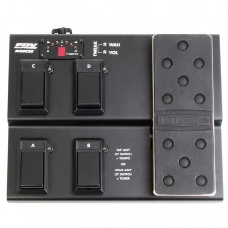 Controlador Line 6 FBV Express MKII - Control 4 botones VOL/WAH pedal,AMPS y POD