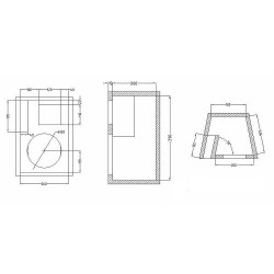 Kit Box B&C BOX 12 - 12PLB76 + DE200 + ME45 + Divisor Pasivo + Plano Caja