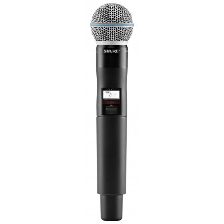 Microfono Inalambrico Shure QLXD2/B58-G50 - Beta 58 de Mano + Receptor Digital