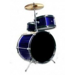 Bateria para Niño Thunder - 3 Cuerpos Azul Metalizado