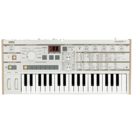 Sintetizador Vocoder Korg MicroKorg S MK-1S - con Parlantes White