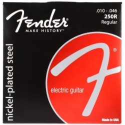 Encordado para Guitarra Electrica Fender 250R - Nickel 010