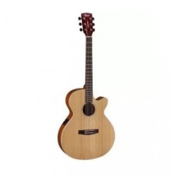 Guitarra Electroacustica Cort SFX Nat. Satin, c/funda - SFX1F-NS