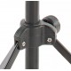 Atril Stagg MUSQ3 -  Regulable Negro 3 tramos Con Funda