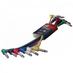 Cable Plug/Plug De 30 cm Pack Por 6 Stagg 