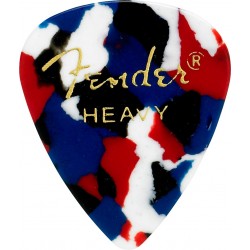 Pua de Guitarra Fender 351 Heavy - Confetti