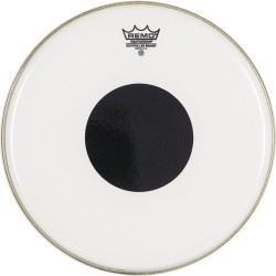 Parche de Bateria Remo Controlled Sound Smooth White 13" Black Dot on Top