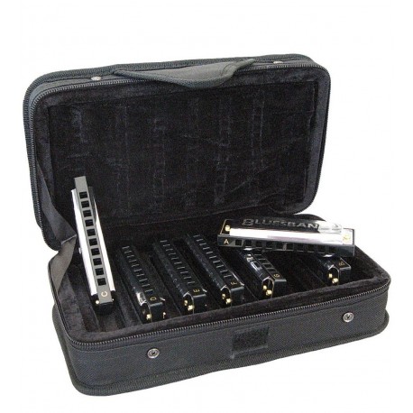 Set de 7 Armonicas Hohner Cromaticas Blues Band