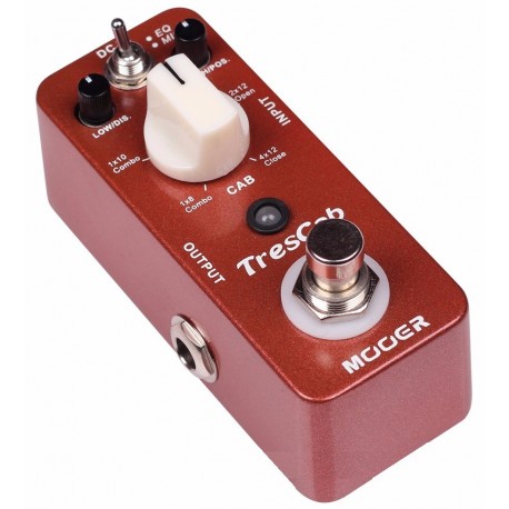 Pedal de Efecto Mooer TRES CAB - Simulador de Amplificadores