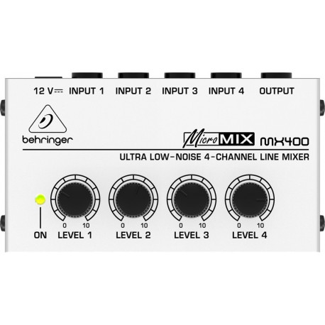 Consola Behringer Micro Mixer MX400