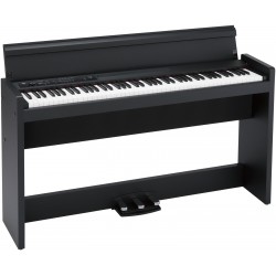 Korg 100013139000 - LP-380 Piano Digital 88 notas c/mueble delgado 3pedales BK Black