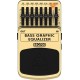 Pedal de Efecto Behringer BEQ700 - Ecualizador de Bajo