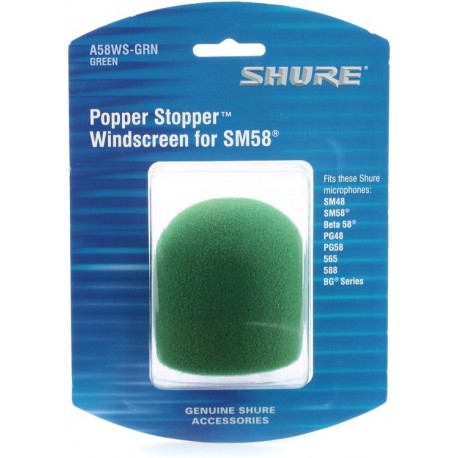 Paravientos Shure A58WS Verde