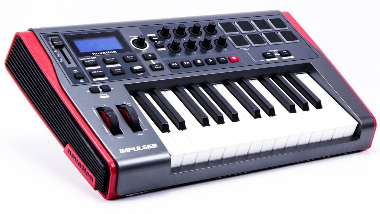 Controlador Midi Novation Impulse 25