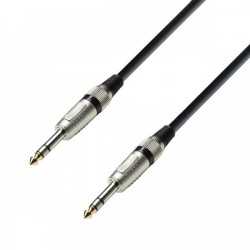 Cable Plug a Plug 1/4 Estereo Adam Hall x 3mts