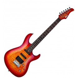 Guitarra Electrica CORT (H-S-S) EMG ACT BOLT-ON CHERRY RED SUNBURST GCUSTOM-CRS