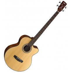 Bajo Electroacustico Cort SJB 4 Cuerdas - Con Funda - Natural