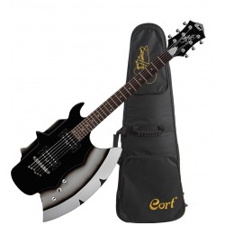Guitarra Electrica CORT GENE SIMMONS SIGN AXE BOLT-ON C/FUNDA GSGUITARAXE-2