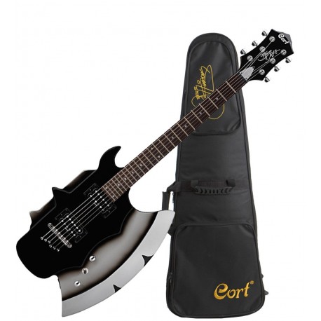 Guitarra Electrica CORT GENE SIMMONS SIGN AXE BOLT-ON C/FUNDA GSGUITARAXE-2